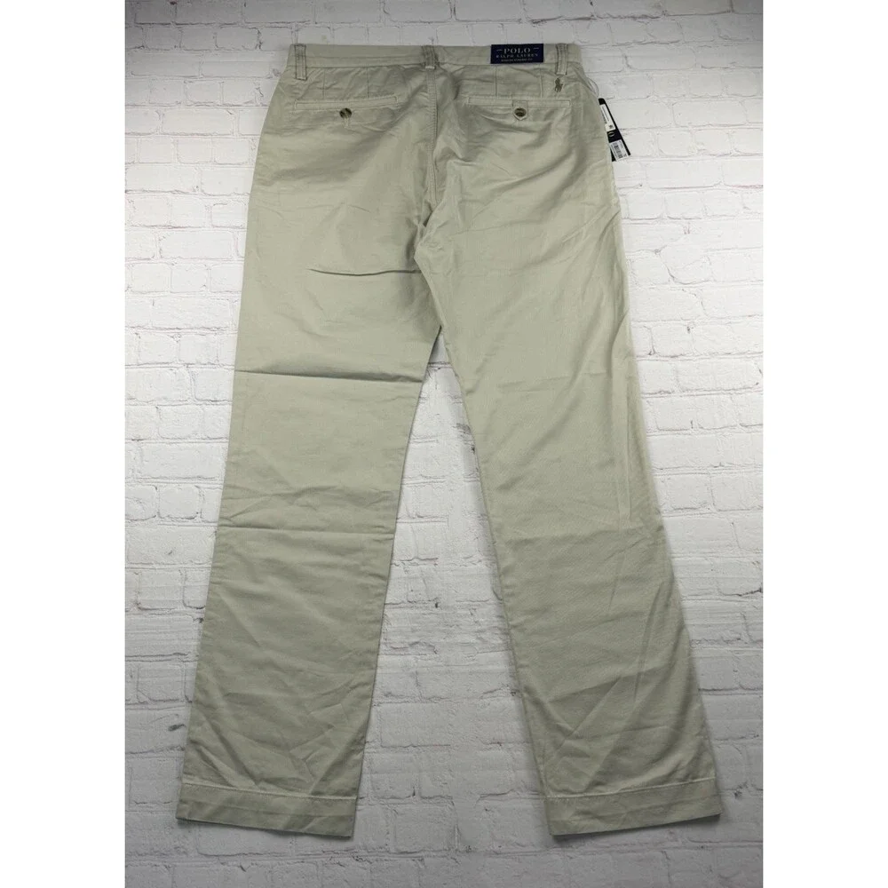 NWT Polo Ralph Lauren Men’s 32/32 Stretch Classic Fit Twill Chino Pants Khaki